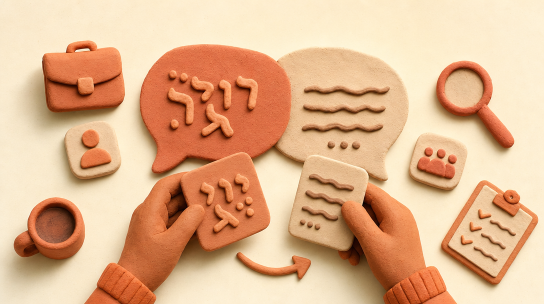 How to Translate Hebrew Job Messages Without Sounding Stiff