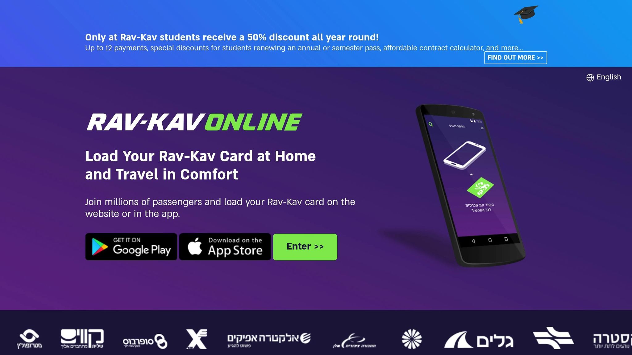 Rav Kav Online