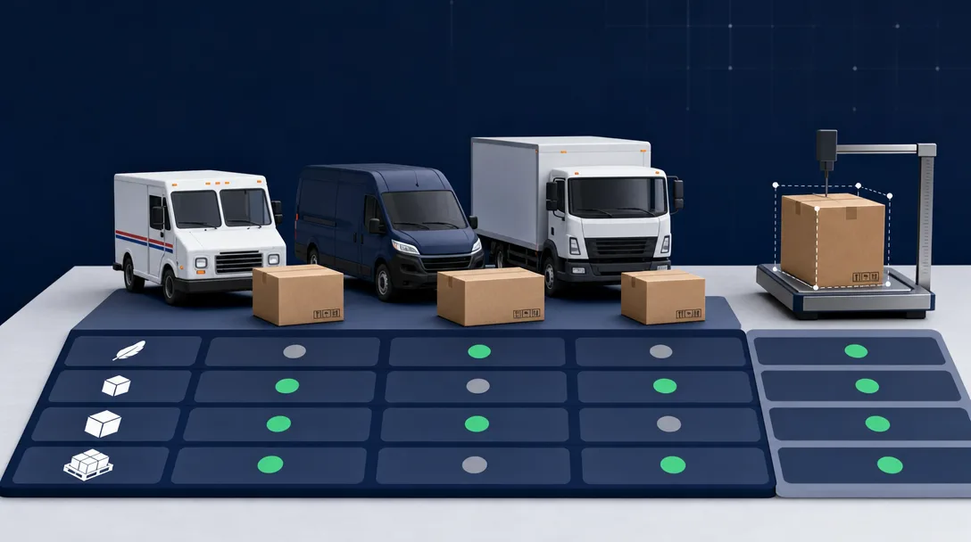UPS vs FedEx vs USPS Rates 2026: Cost by Weight Tier
