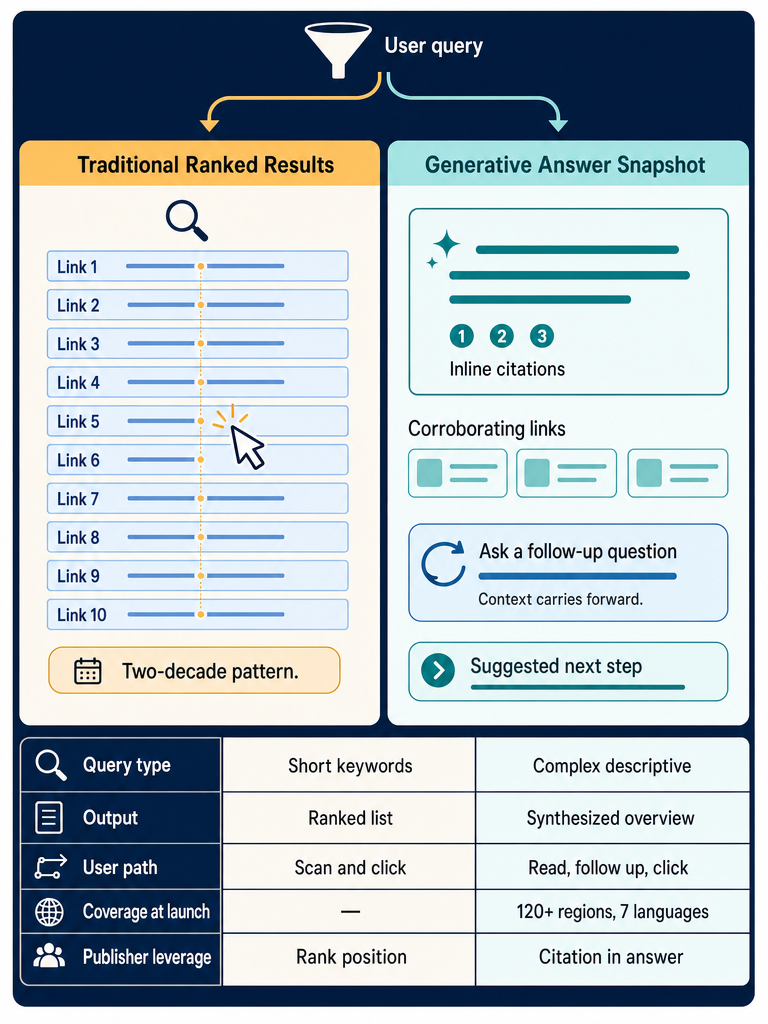 What Is SGE? Inside Google's Search Generative Experience infographic
