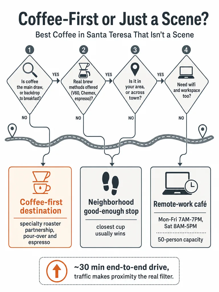 Diagram: Best Coffee in Santa Teresa That Isn't a Scene