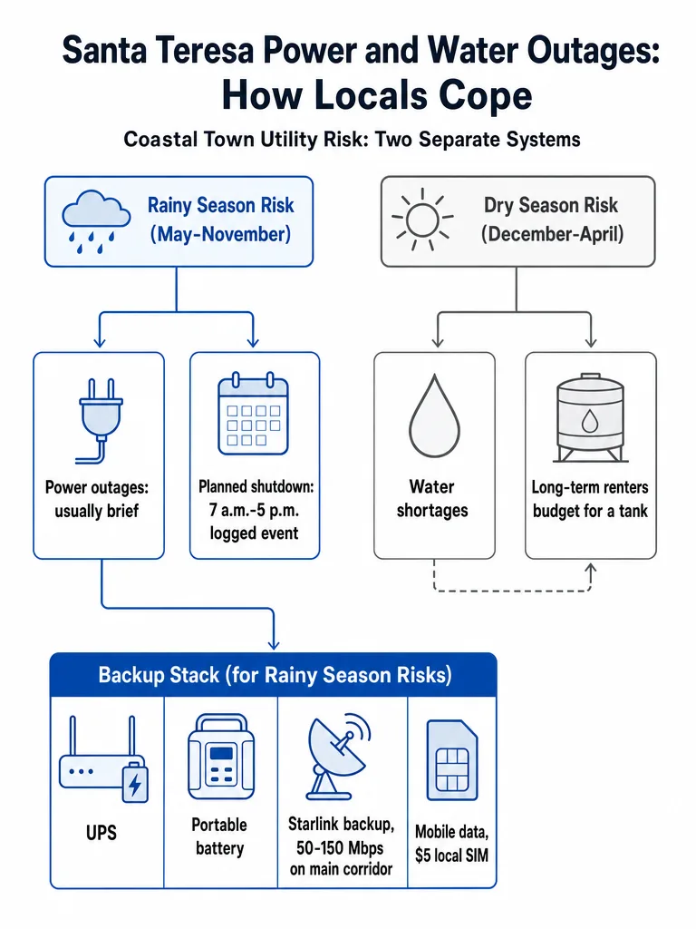 Diagram: Santa Teresa Power and Water Outages: How Locals Cope