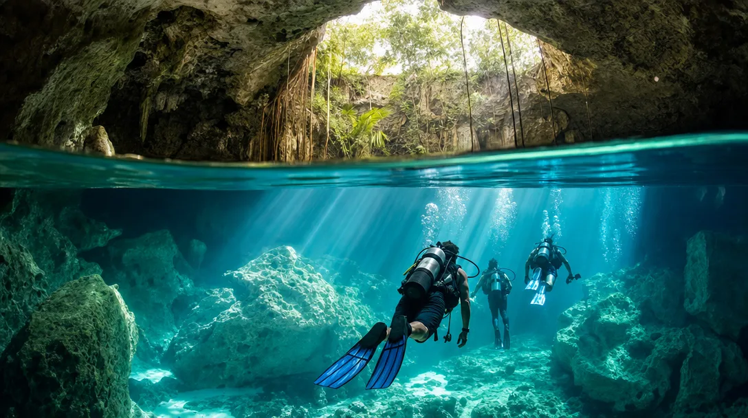 Cenote Diving From Cancún 2026: Day Trip Costs and Times featured image