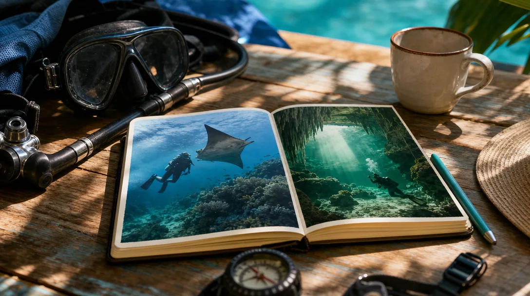 Drift Diving in Cozumel vs Still Water in Cenotes