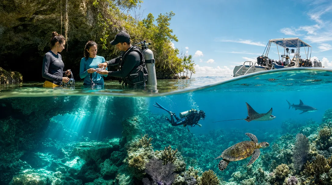 Reef-Safe Habits for Cenote and Ocean Dive Days featured image