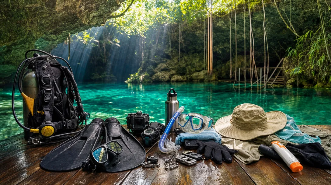 What to Pack for a Cenote Dive Day (and What to Leave)