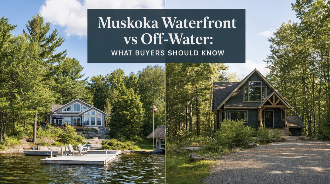 Muskoka Waterfront vs Off-Water: What Buyers Should Know