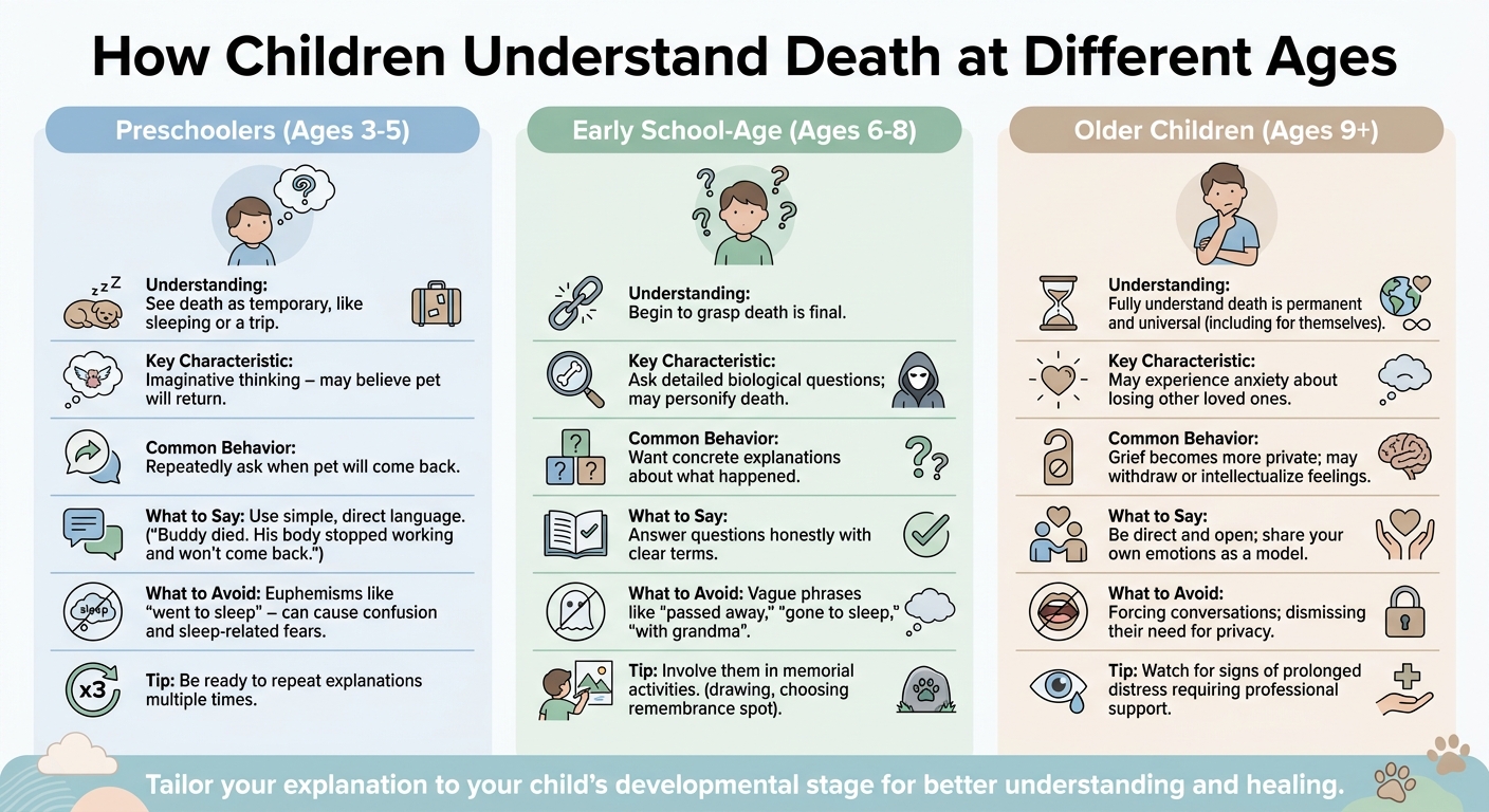 How Children Understand Pet Death by Age Group