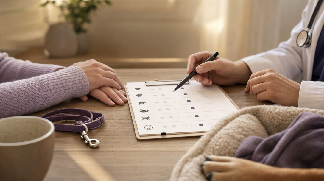 How to Talk to Your Vet About Dog Quality of Life featured image