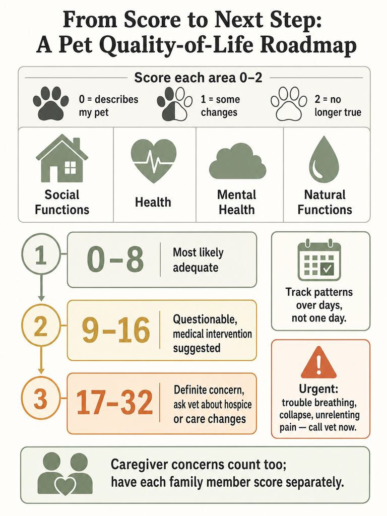 Lap of Love Quality of Life Scale for Dogs, Explained infographic