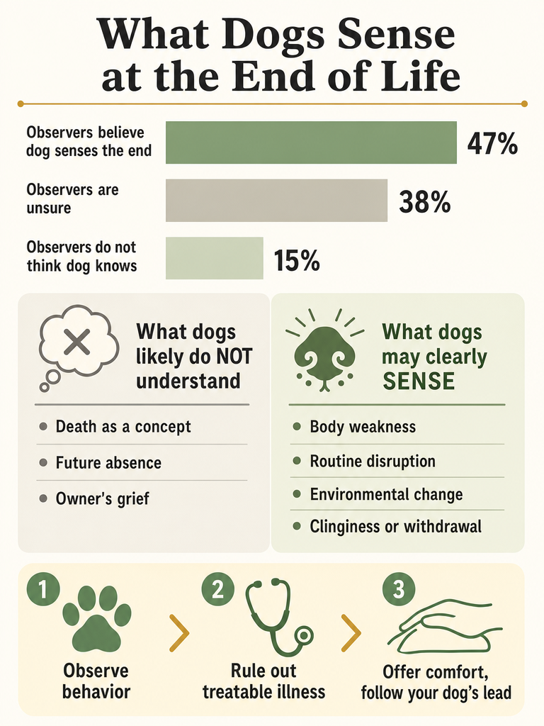 What Do Dogs Understand at the End of Life? infographic