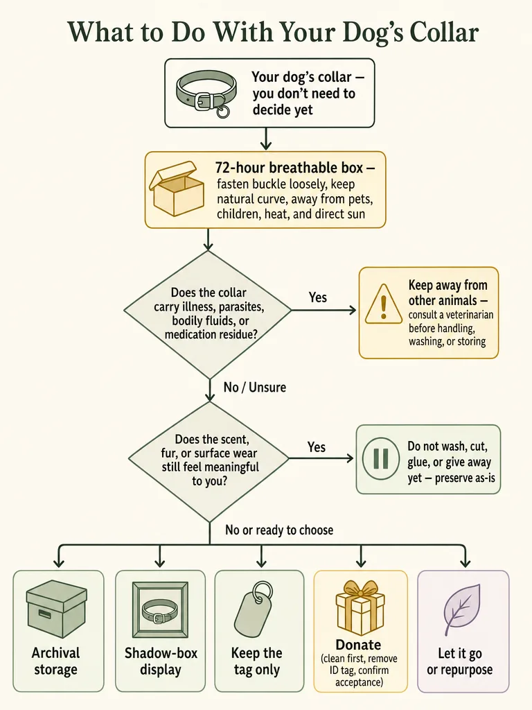 What to Do With Your Dog’s Collar After They Die infographic