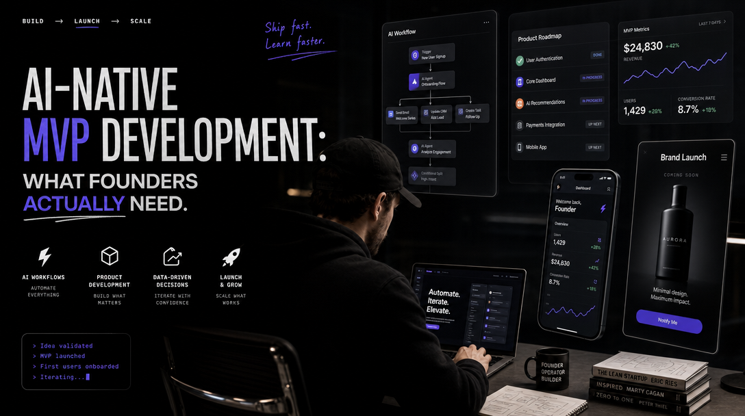 AI-Native MVP Development: What Founders Actually Need featured image