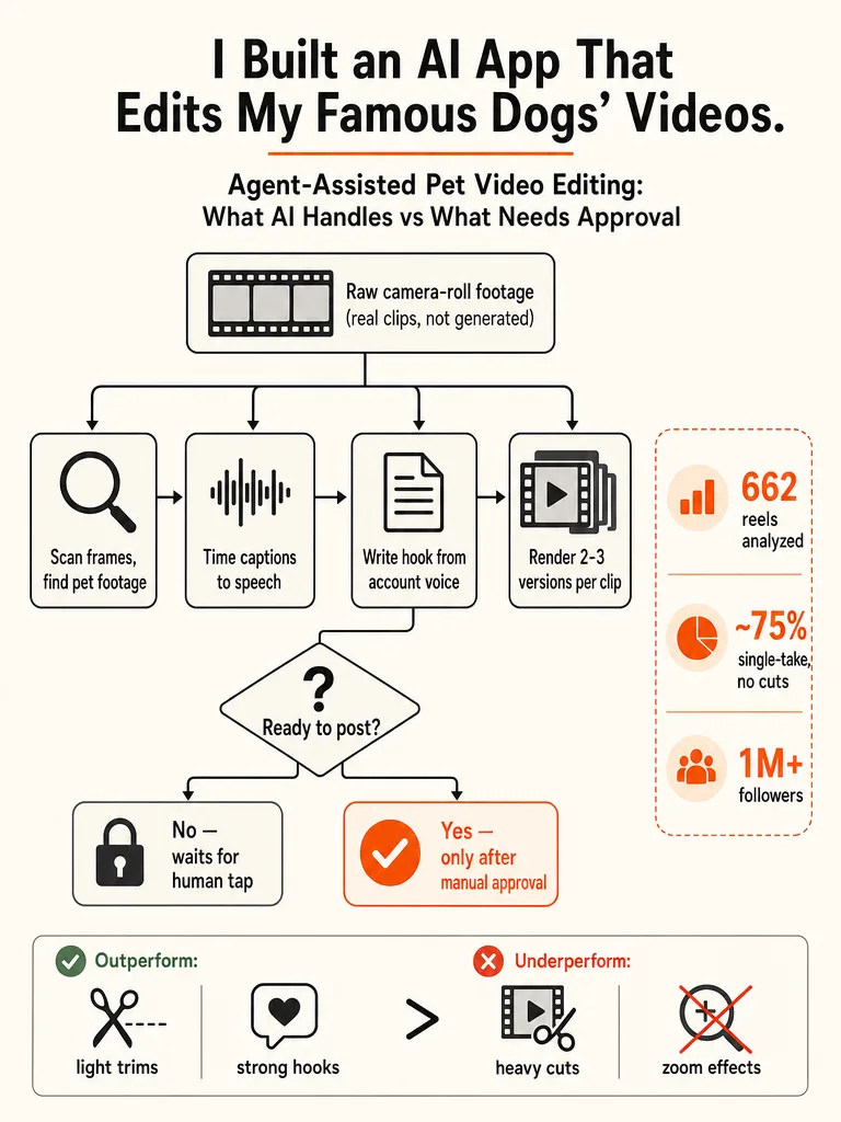 Diagram: I Built an AI App That Edits My Famous Dogs' Videos